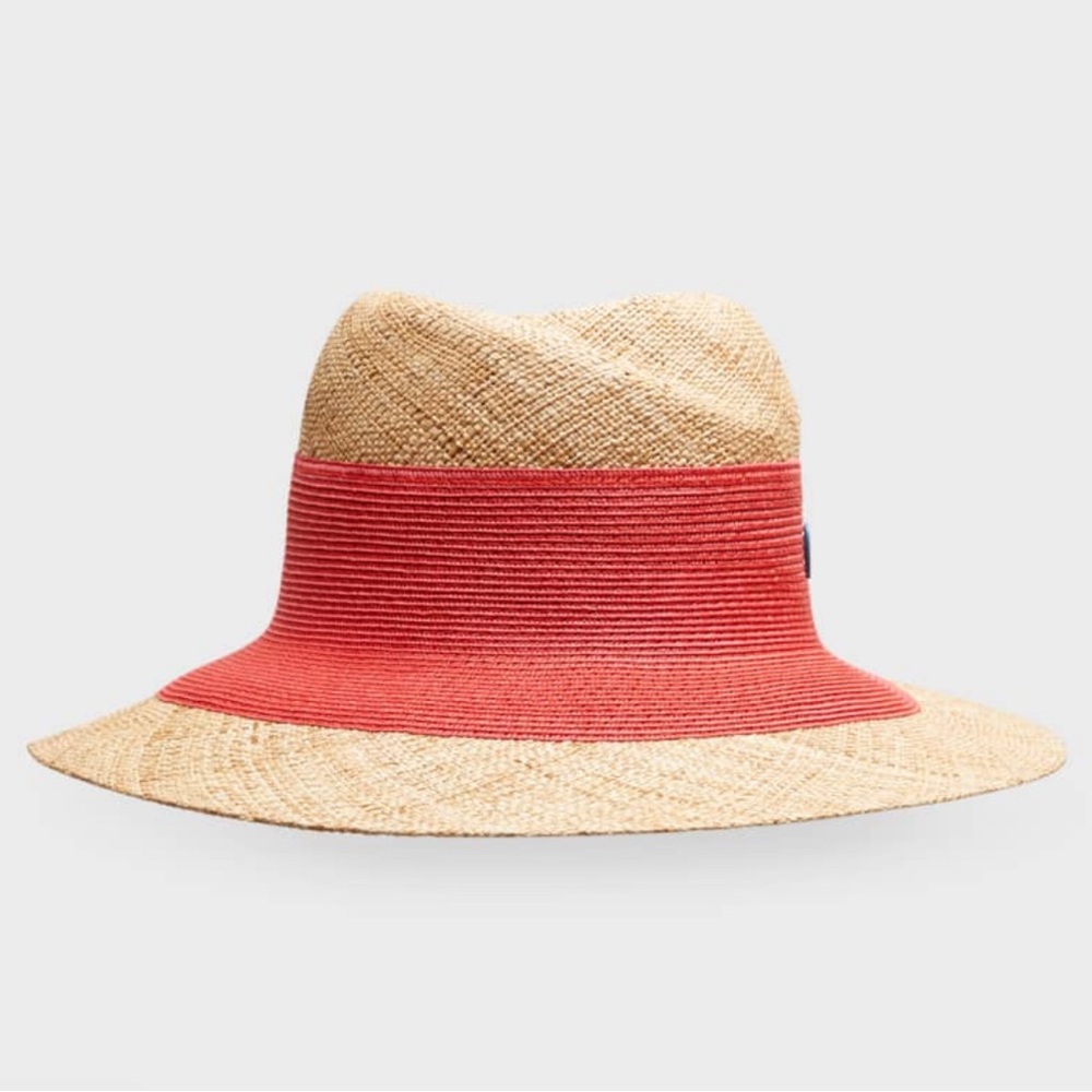 Raffaello Bettini NWT Asymmetrical Two-Tone Fedora